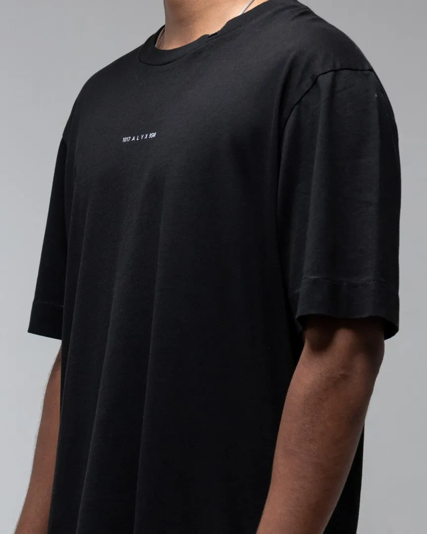 1017 ALYX 9SM BLACK SHORT SLEEVE TEE