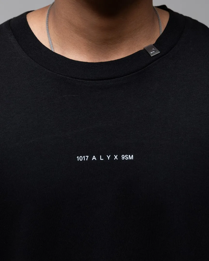 1017 ALYX 9SM BLACK SHORT SLEEVE TEE