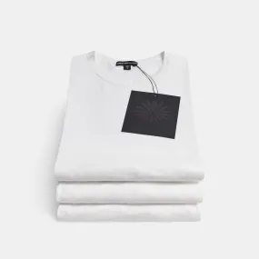 3 Pack Luxe Lotus Jersey Tee - White