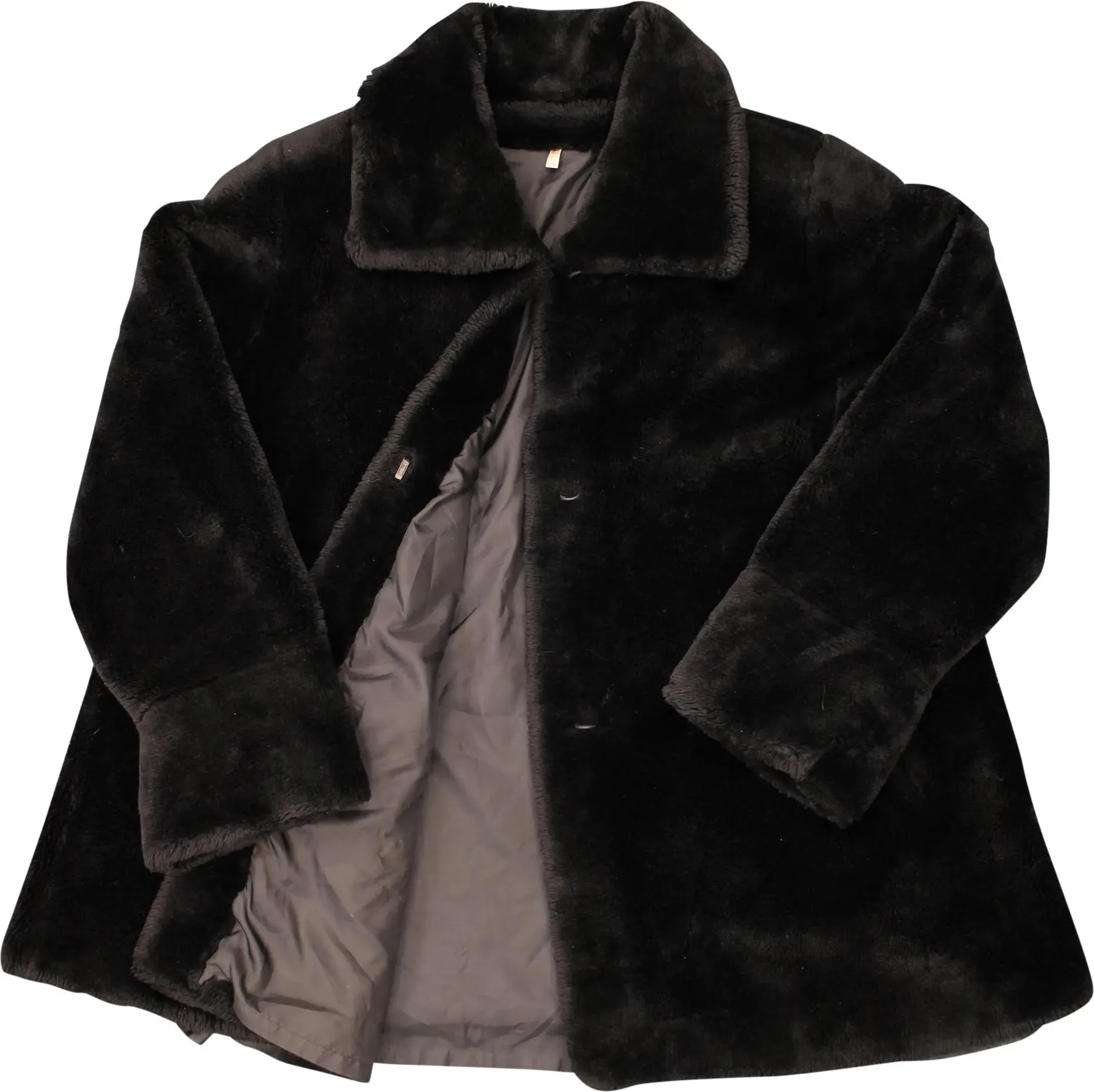 80s Faux Fur Coat