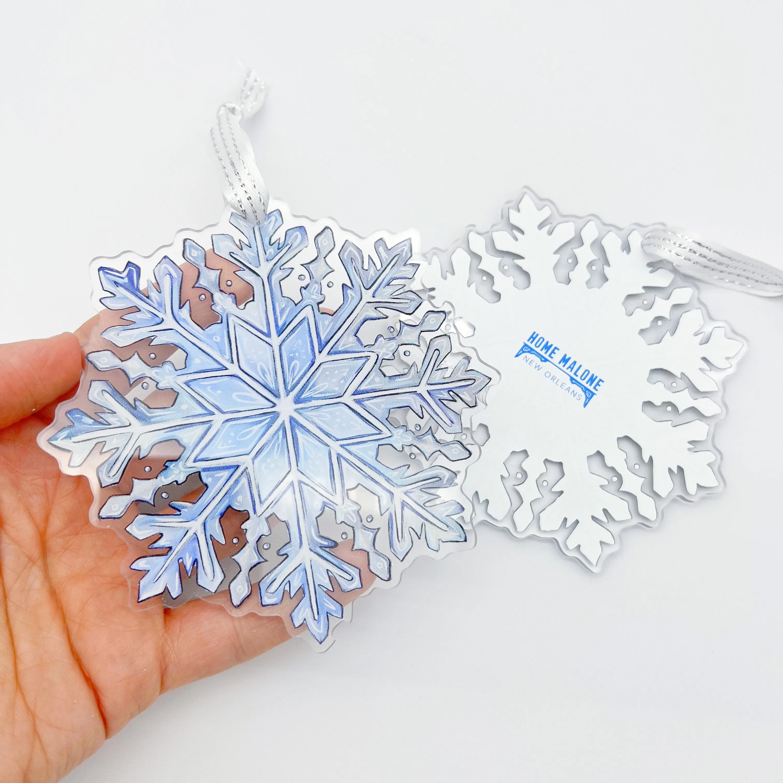 Acrylic Snowflake Ornament