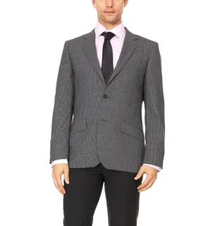 Adam Baker Men's Single Breasted 100% Wool Ultra Slim Fit Blazer/Sport Coat - Many Styles and Colors