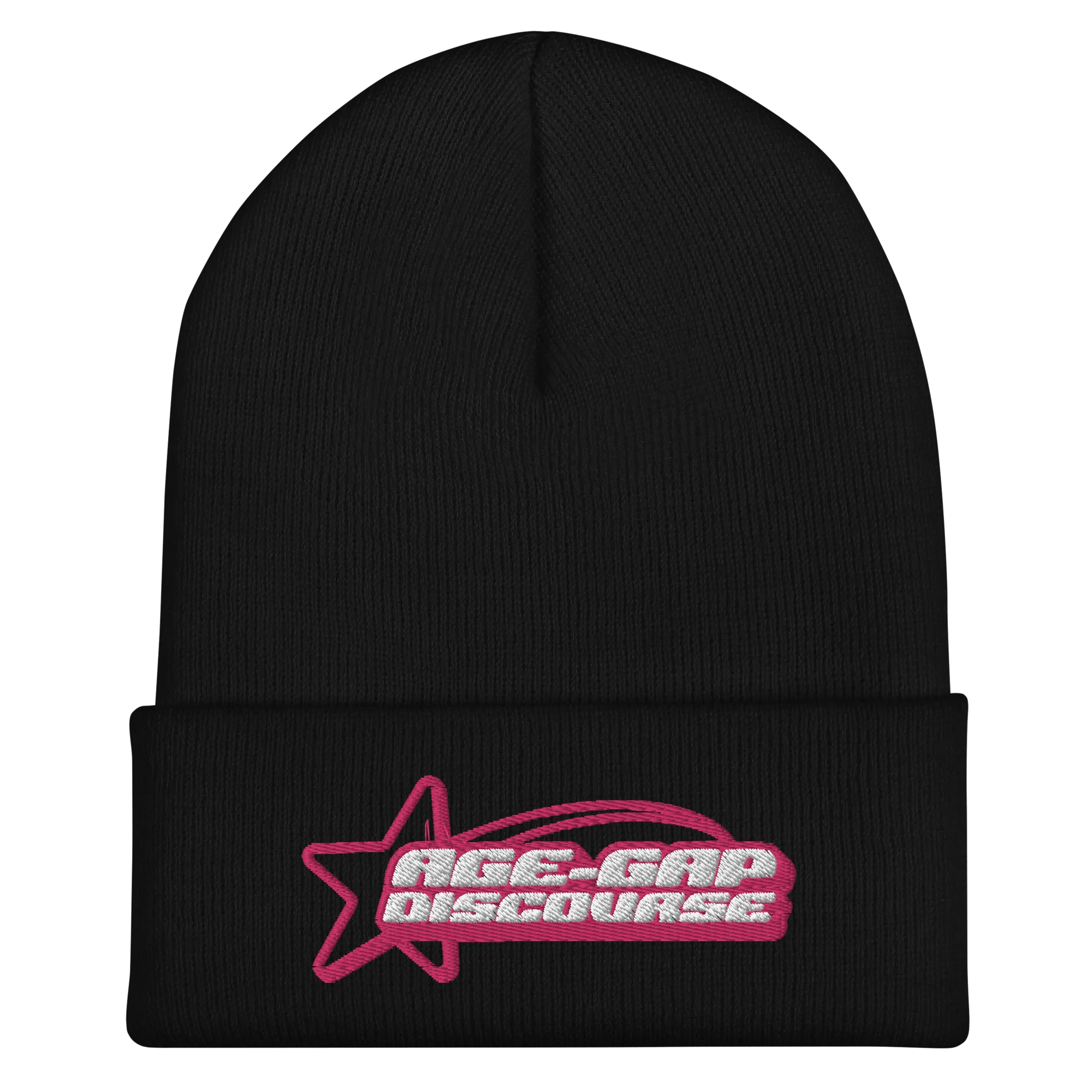 Age Gap Discourse Embroidered Beanie