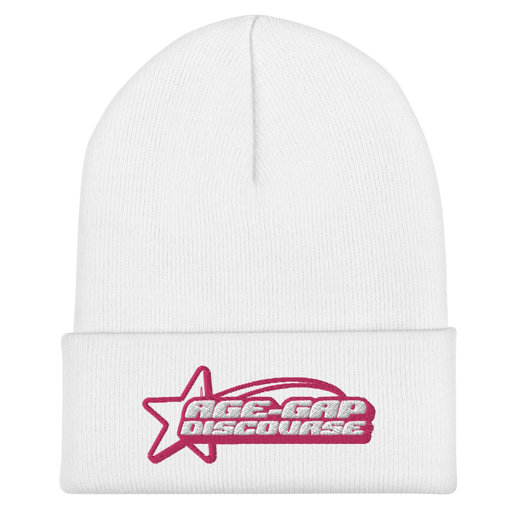 Age Gap Discourse Embroidered Beanie