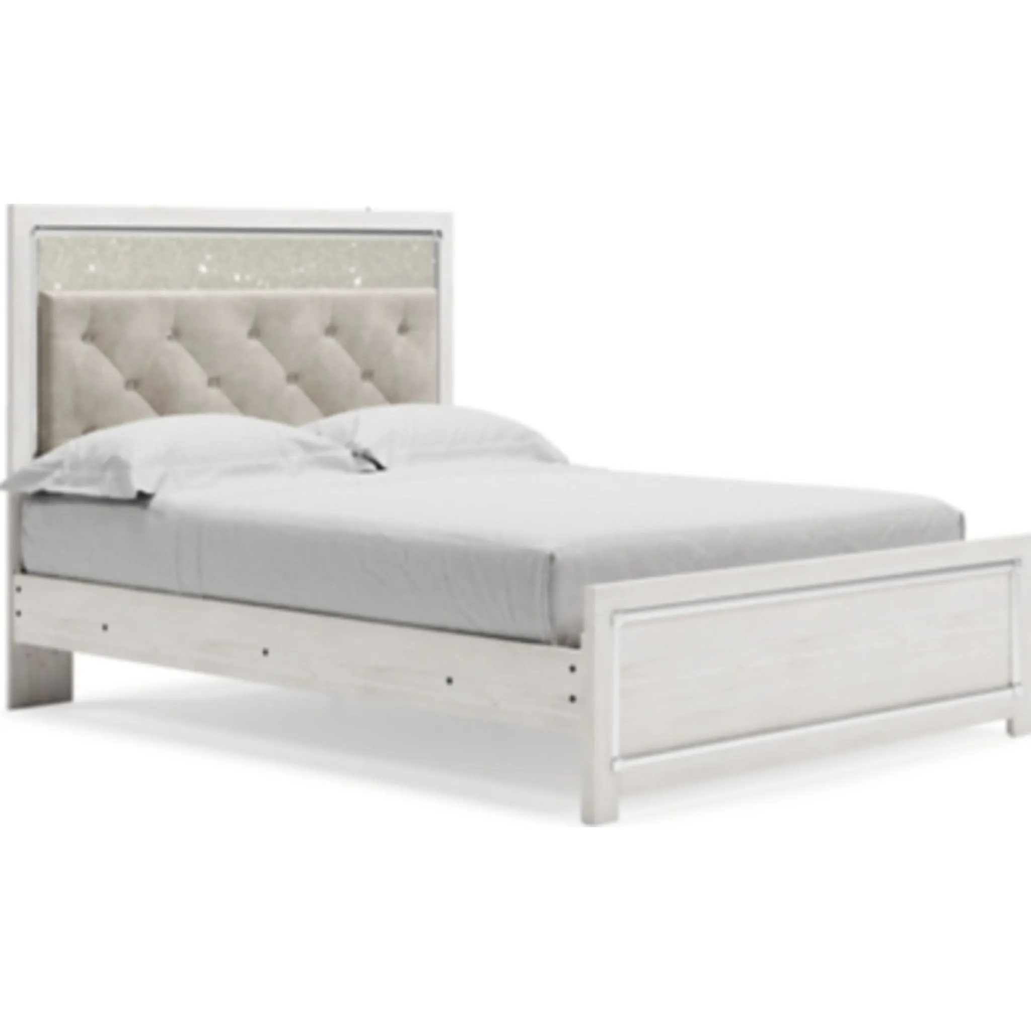 Altyra 5 Piece King Panel Bedroom - White