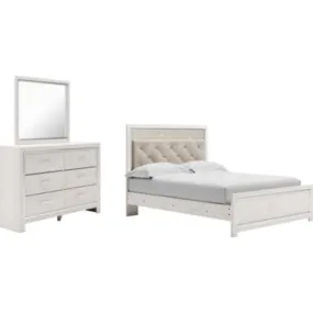 Altyra 5 Piece King Panel Bedroom - White