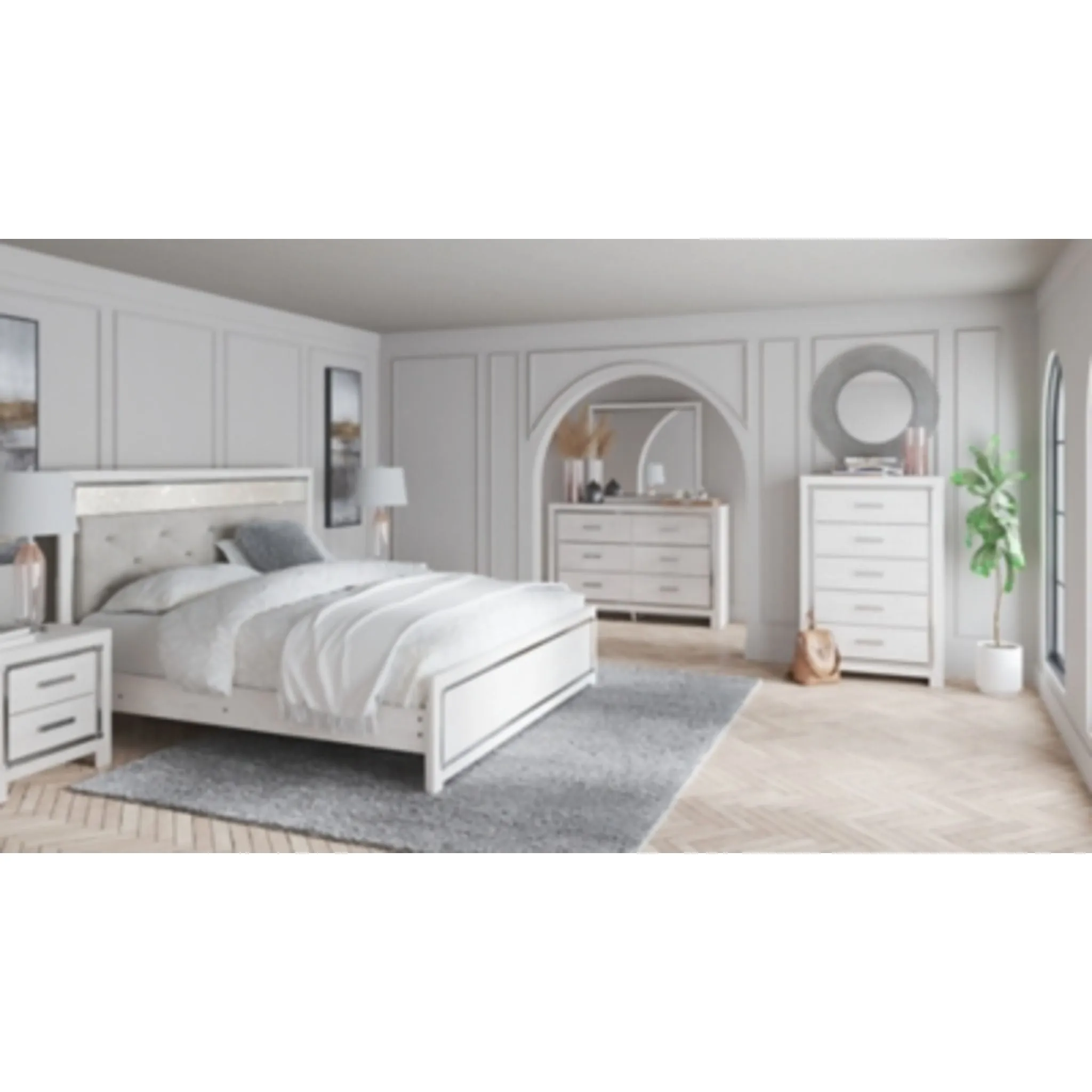 Altyra 5 Piece Panel Bedroom