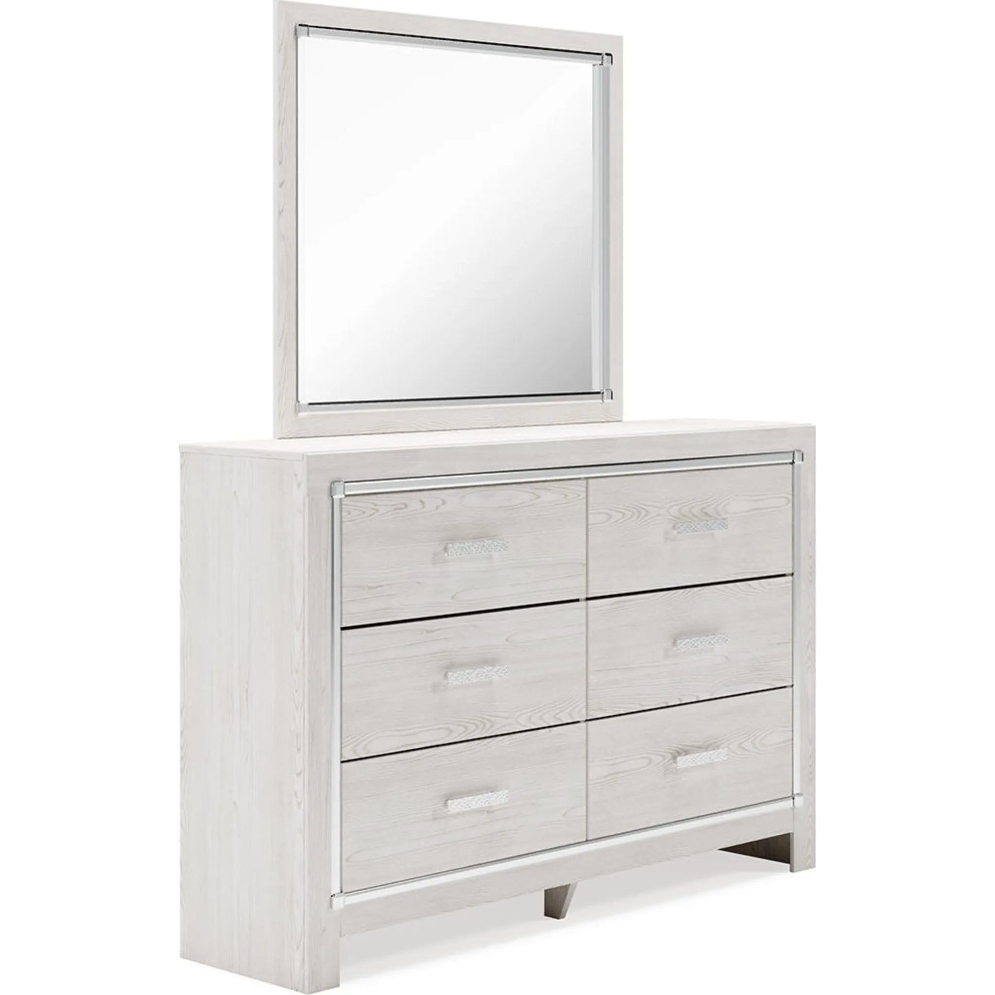 Altyra Dresser and Mirror - White