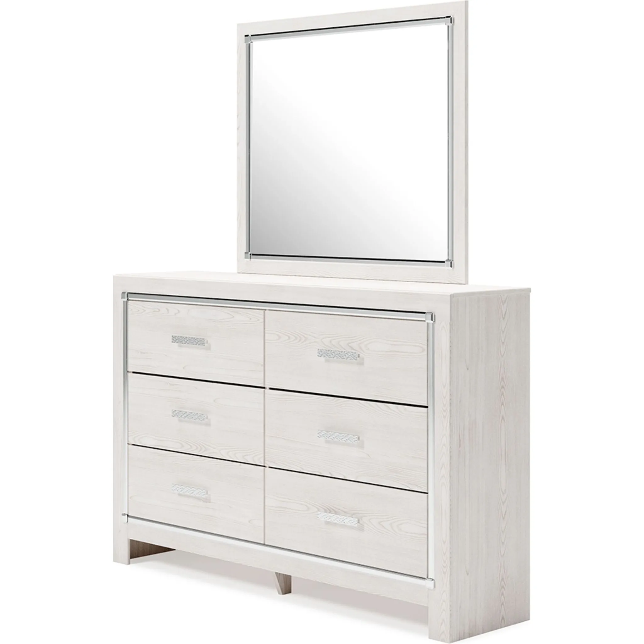 Altyra Dresser and Mirror - White