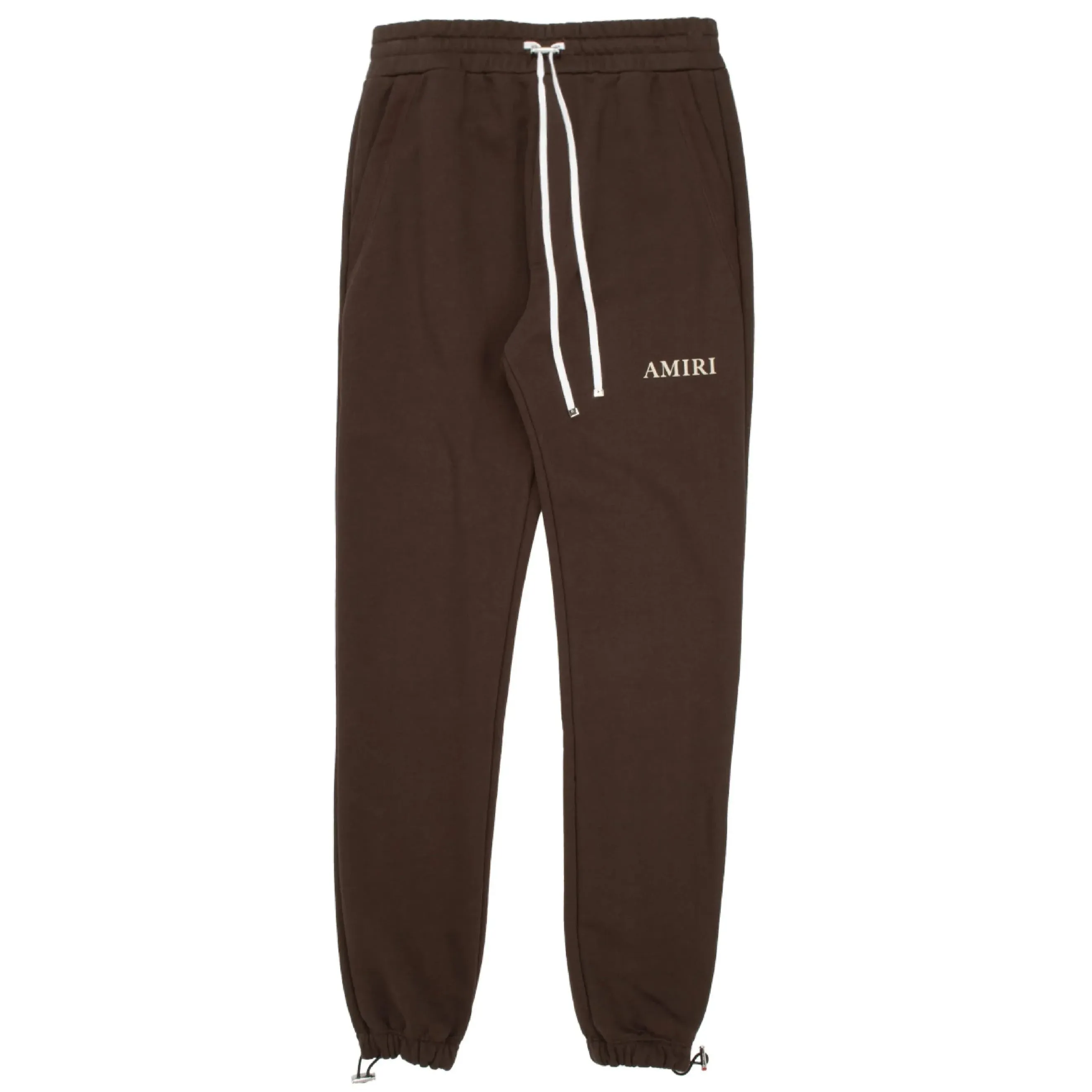 Amiri Brown Puff Logo Sweatpants