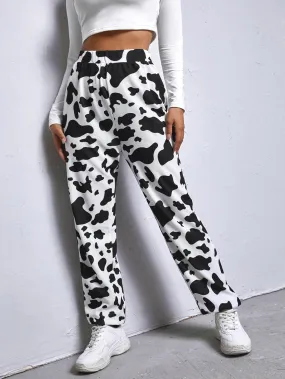 Animal High Waist Long Women Sweatpants