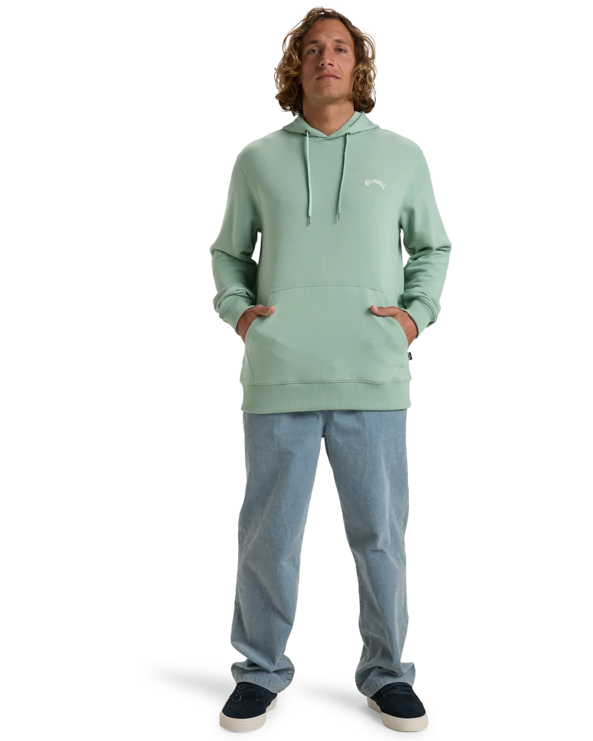 Arch Pullover Hoodie in Seafoam