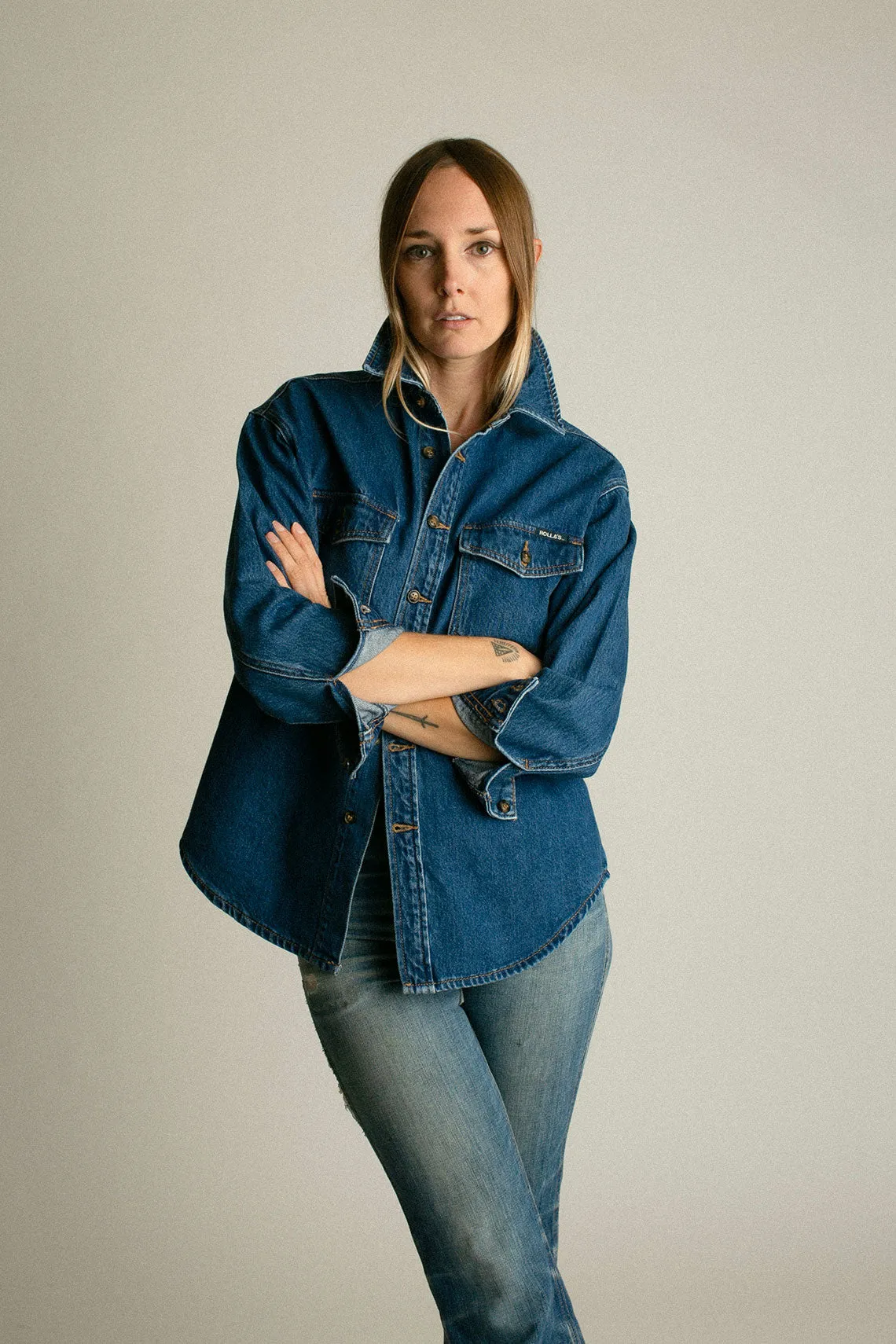 Ashley Blue Denim Shirt