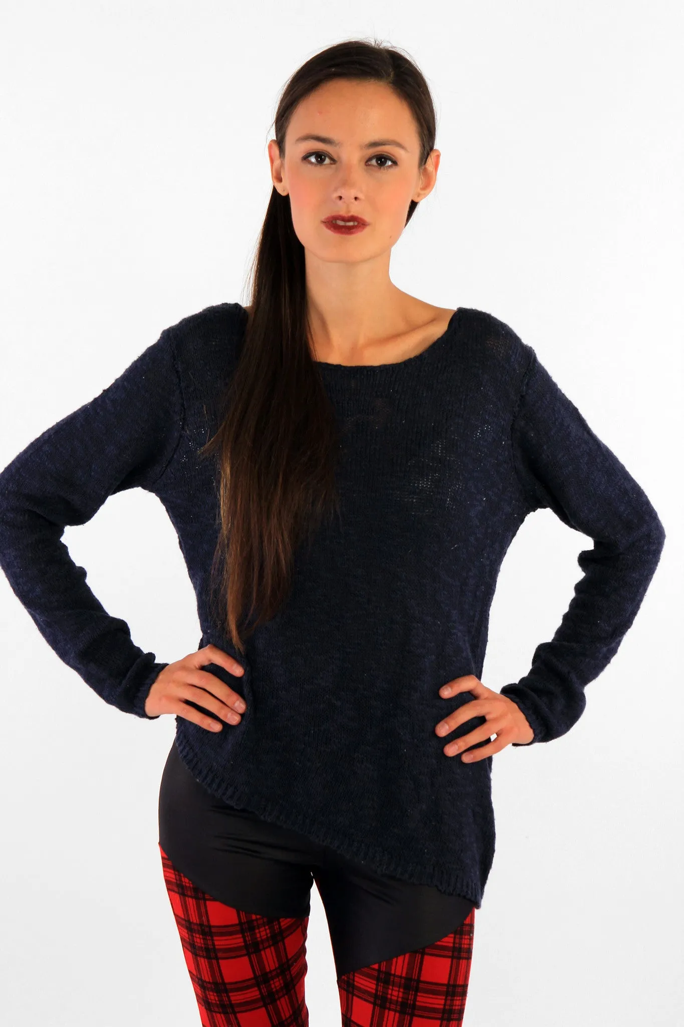 Asymmetric Hem Jumper