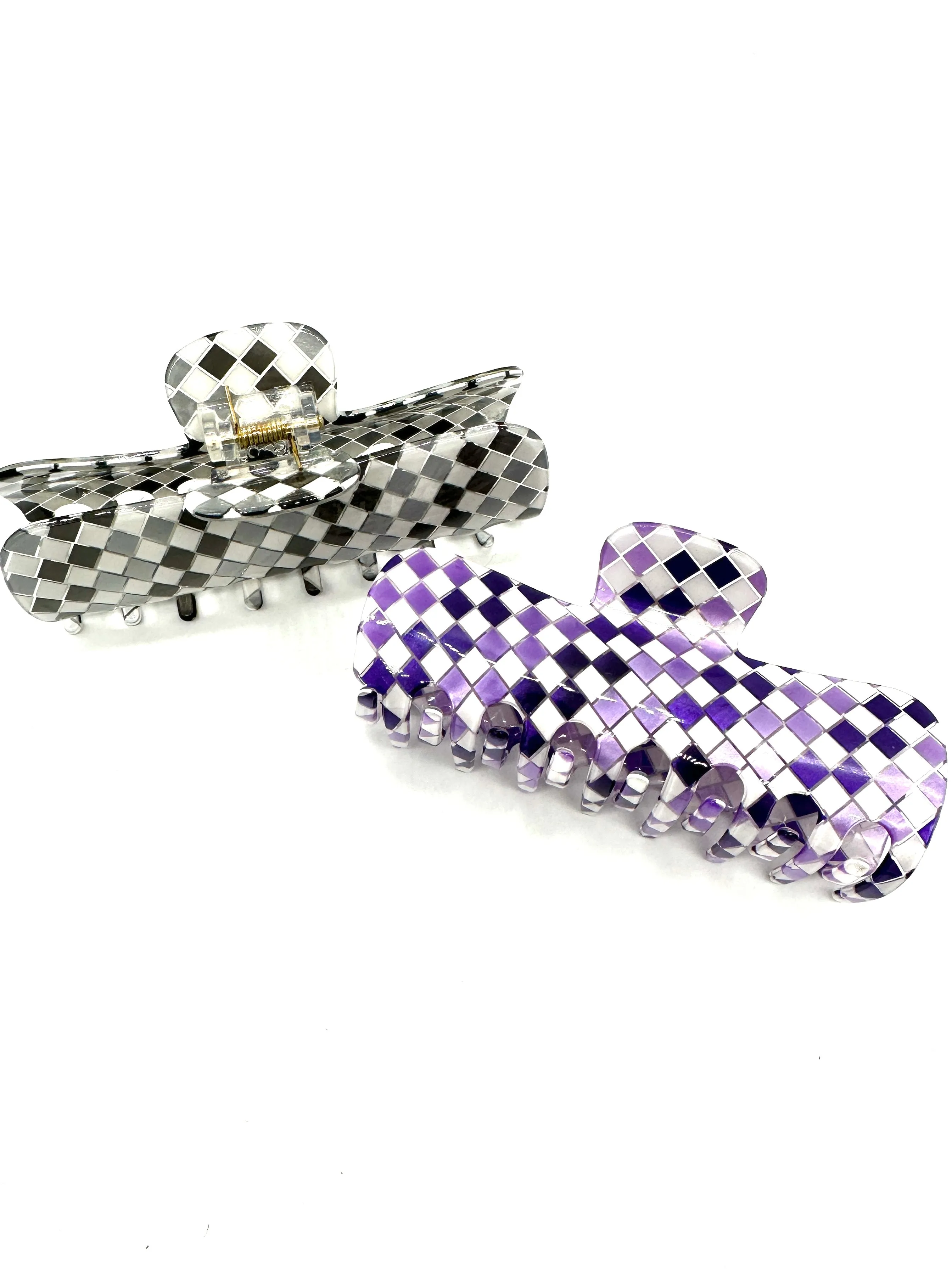 Aubrie Oversized Printed Hair Clips