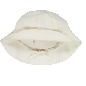 Baby Girl Sun Hat - eggshell