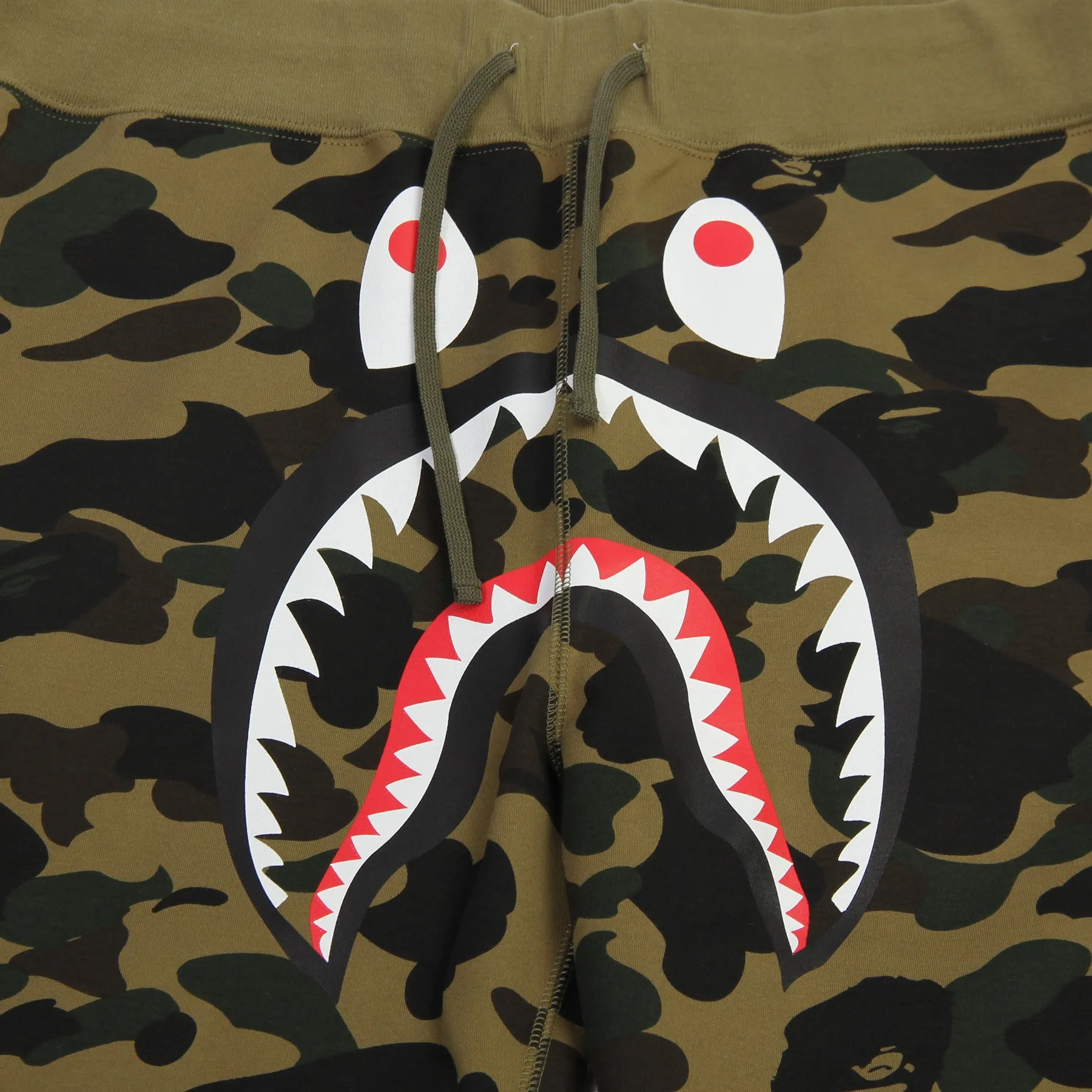 BAPE Wind Stopper 1st Camo Shark Sweatpants (Camo)