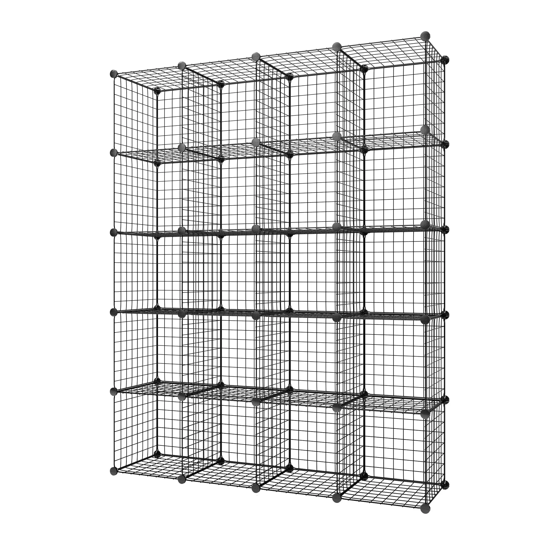 Bedroom Wire Mesh Wardrobe, 20 Cubes