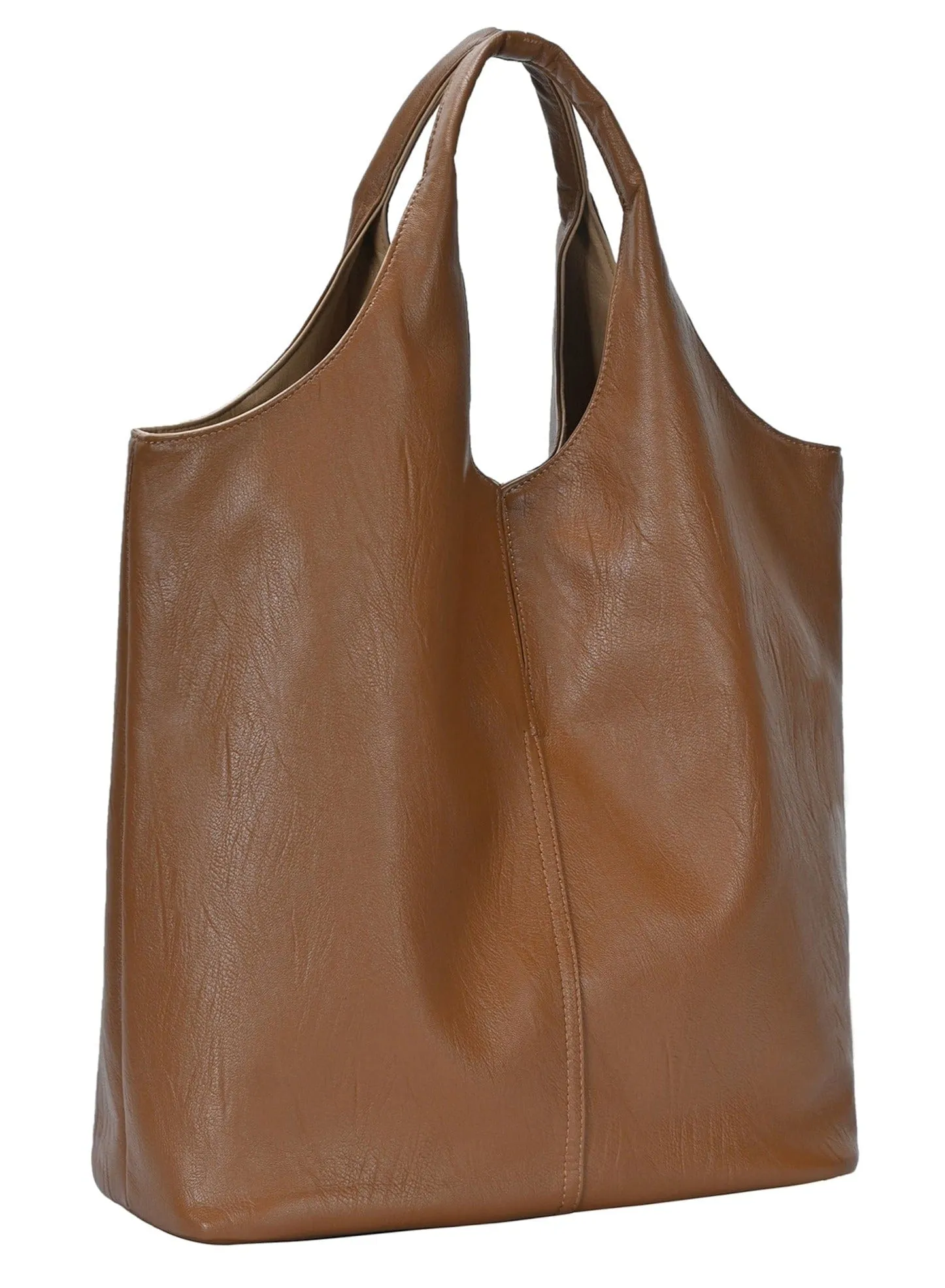 BGA6409 Gracie Reversible Minimalist Hobo Tote Bag