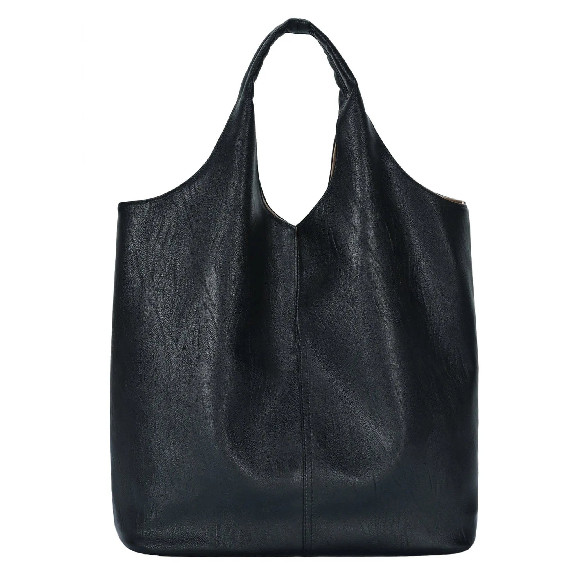 BGA6409 Gracie Reversible Minimalist Hobo Tote Bag