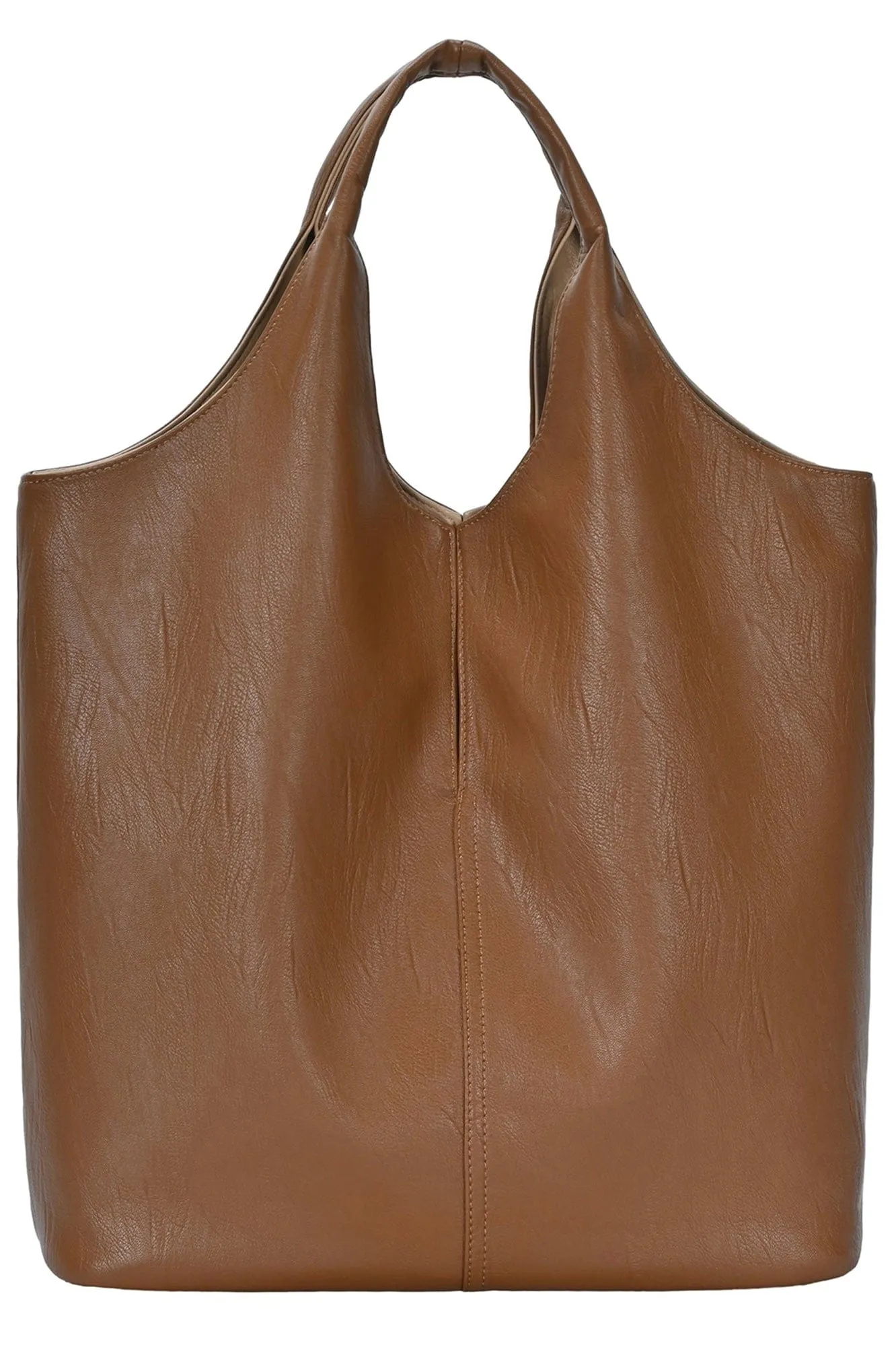 BGA6409 Gracie Reversible Minimalist Hobo Tote Bag