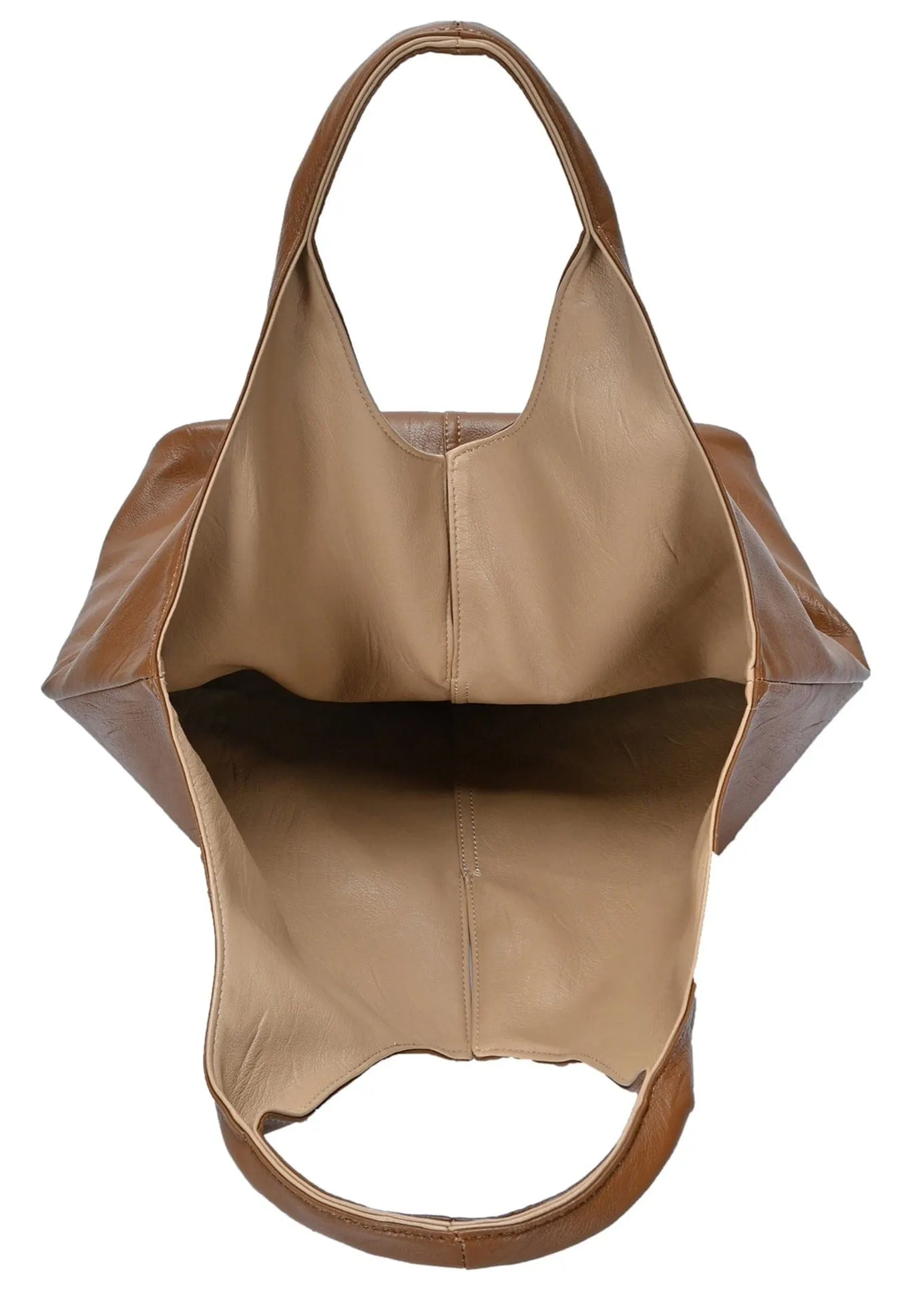 BGA6409 Gracie Reversible Minimalist Hobo Tote Bag