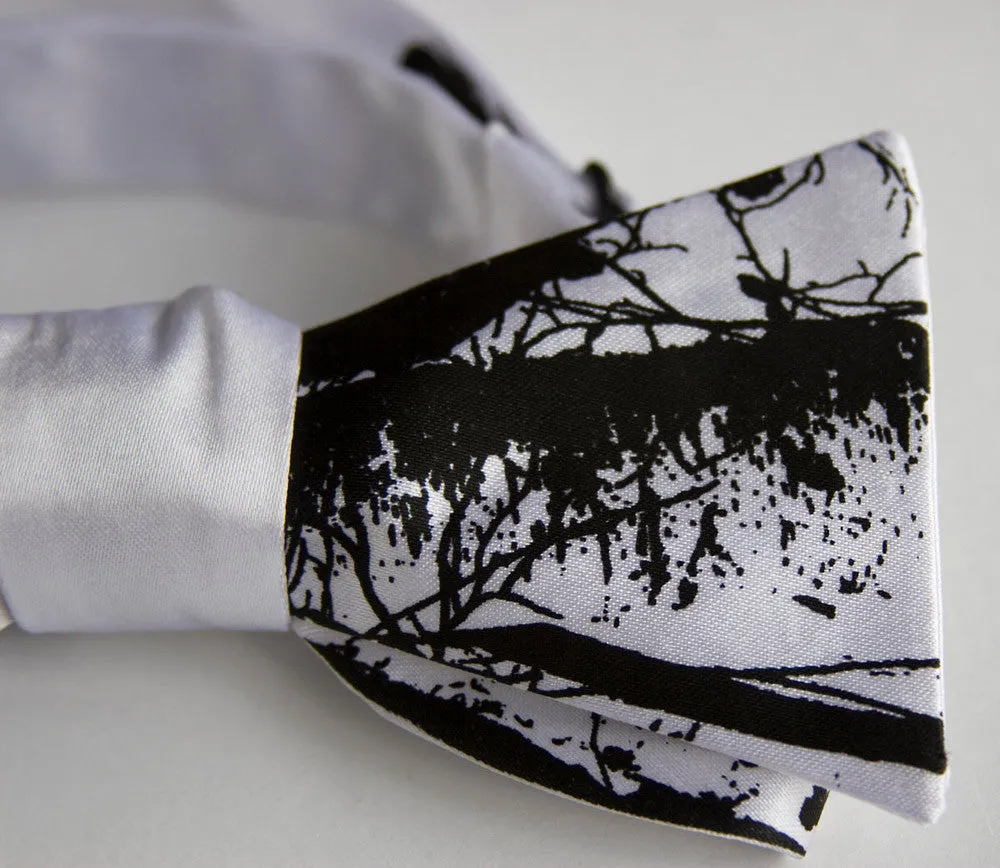 Birch Trees Bow Tie