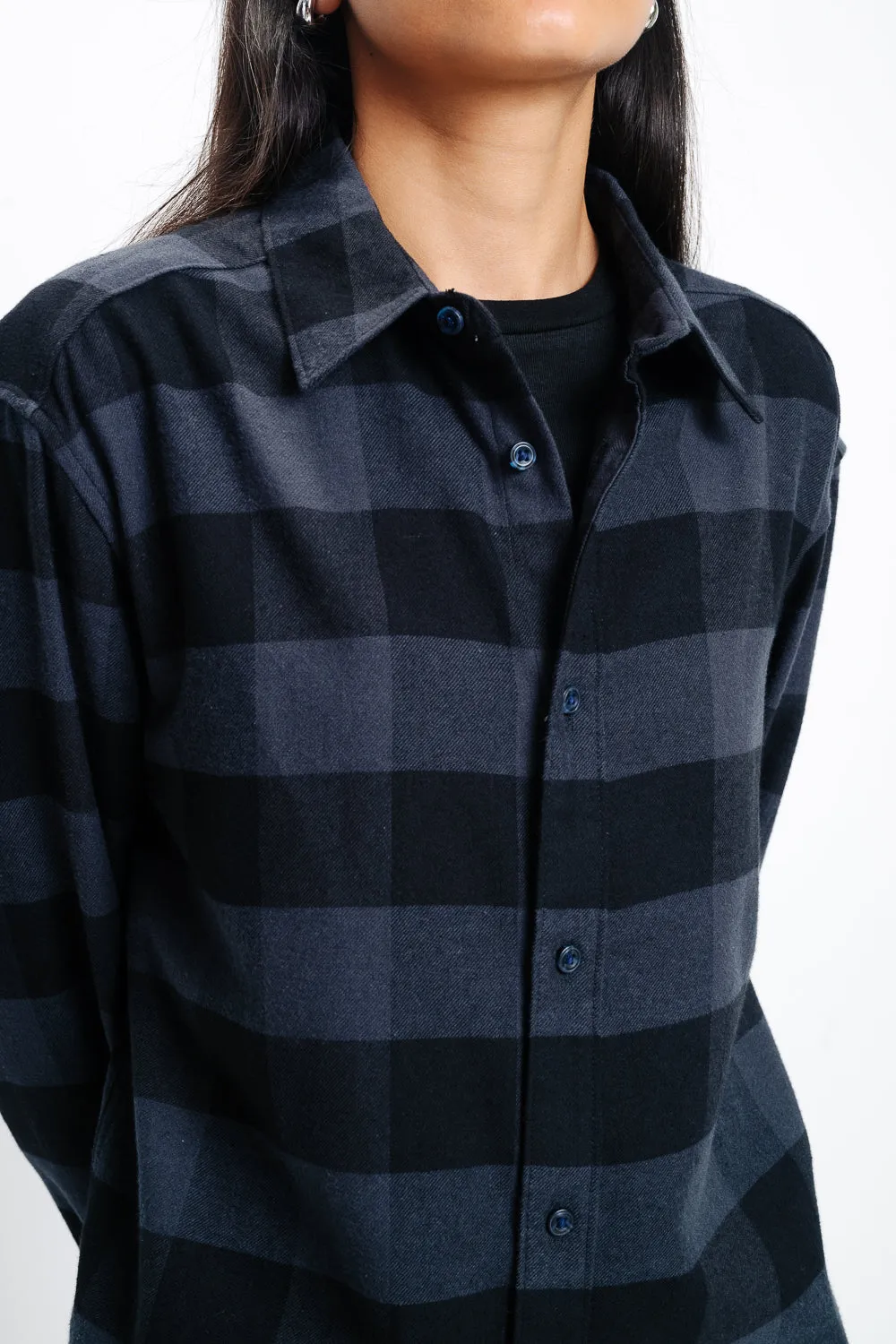 Black Checkered Shirt