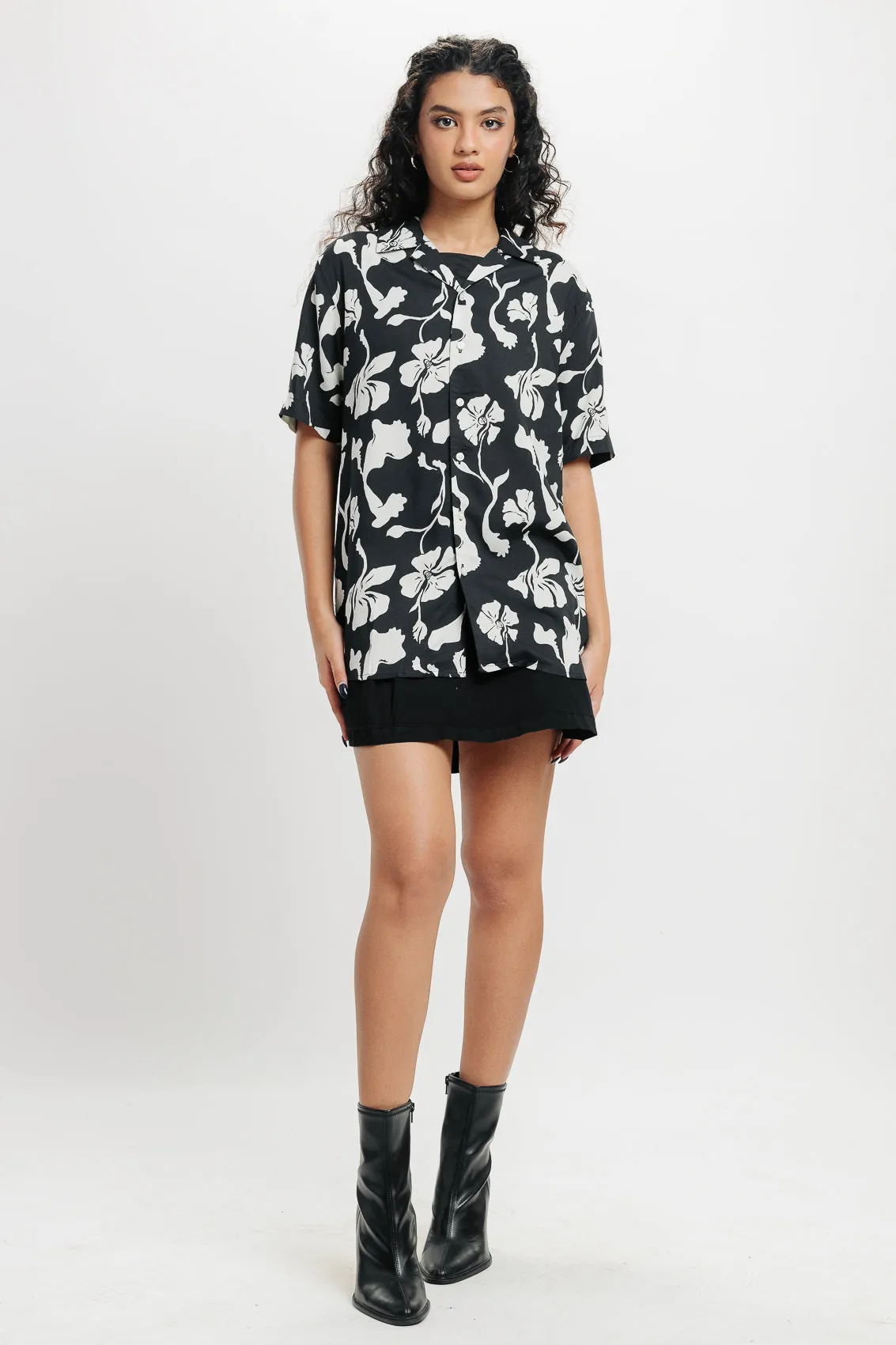 Black Printed Shirt