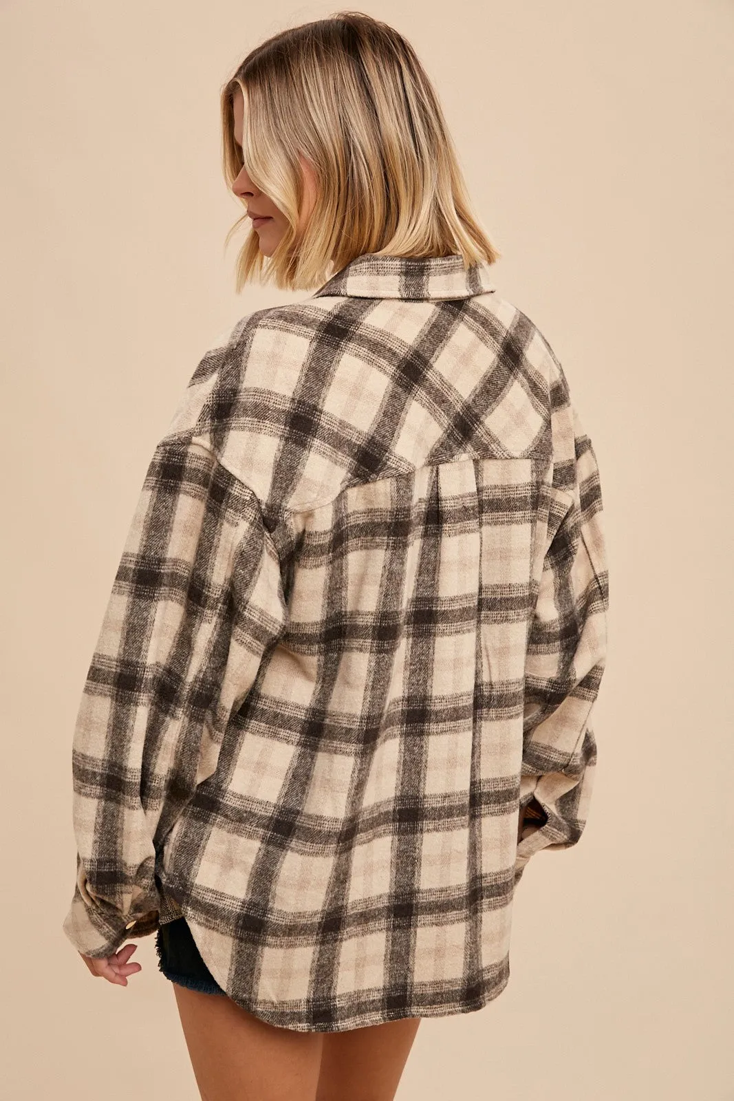 Blaine Oversized Plaid Shacket