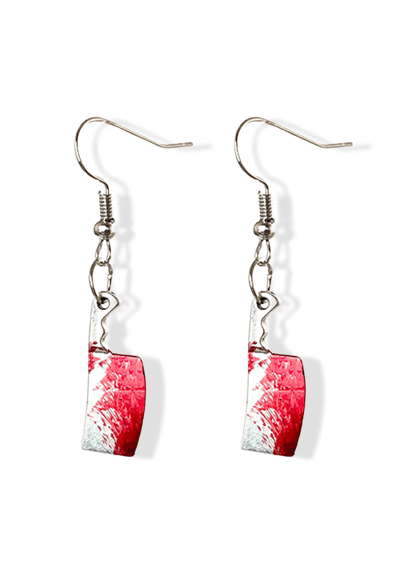 Blood Scary Halloween Knife Earrings