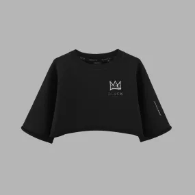 Blvck X Basquiat Crop Tee in Black