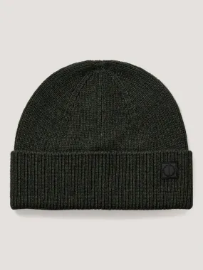 Bruun & Stengade Men Green Solid Beanie Cap