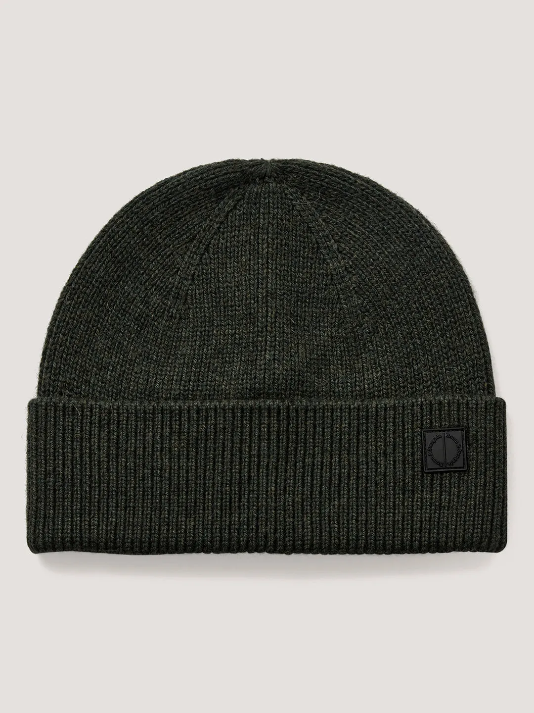 Bruun & Stengade Men Green Solid Beanie Cap