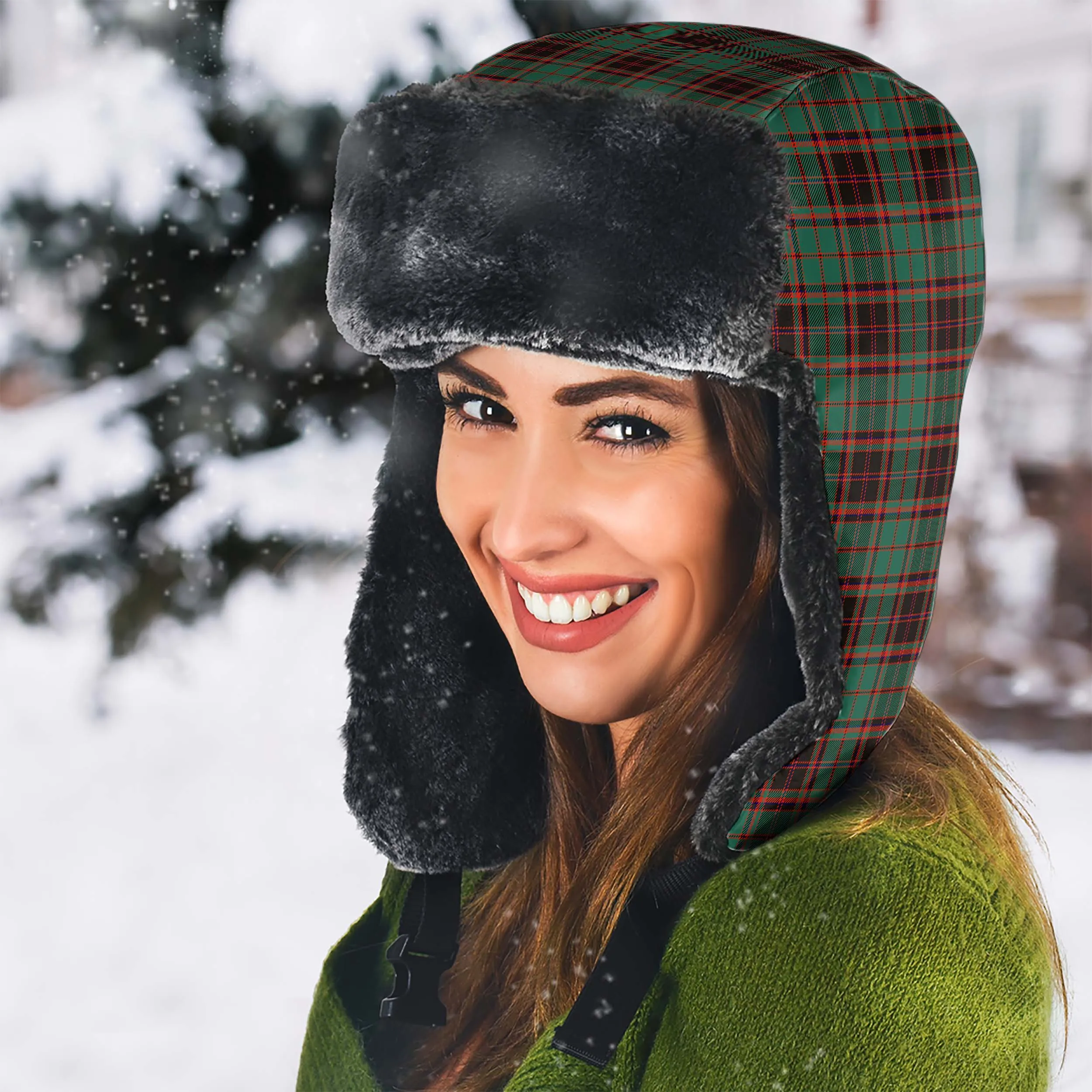 Buchan Ancient Tartan Winter Trapper Hat