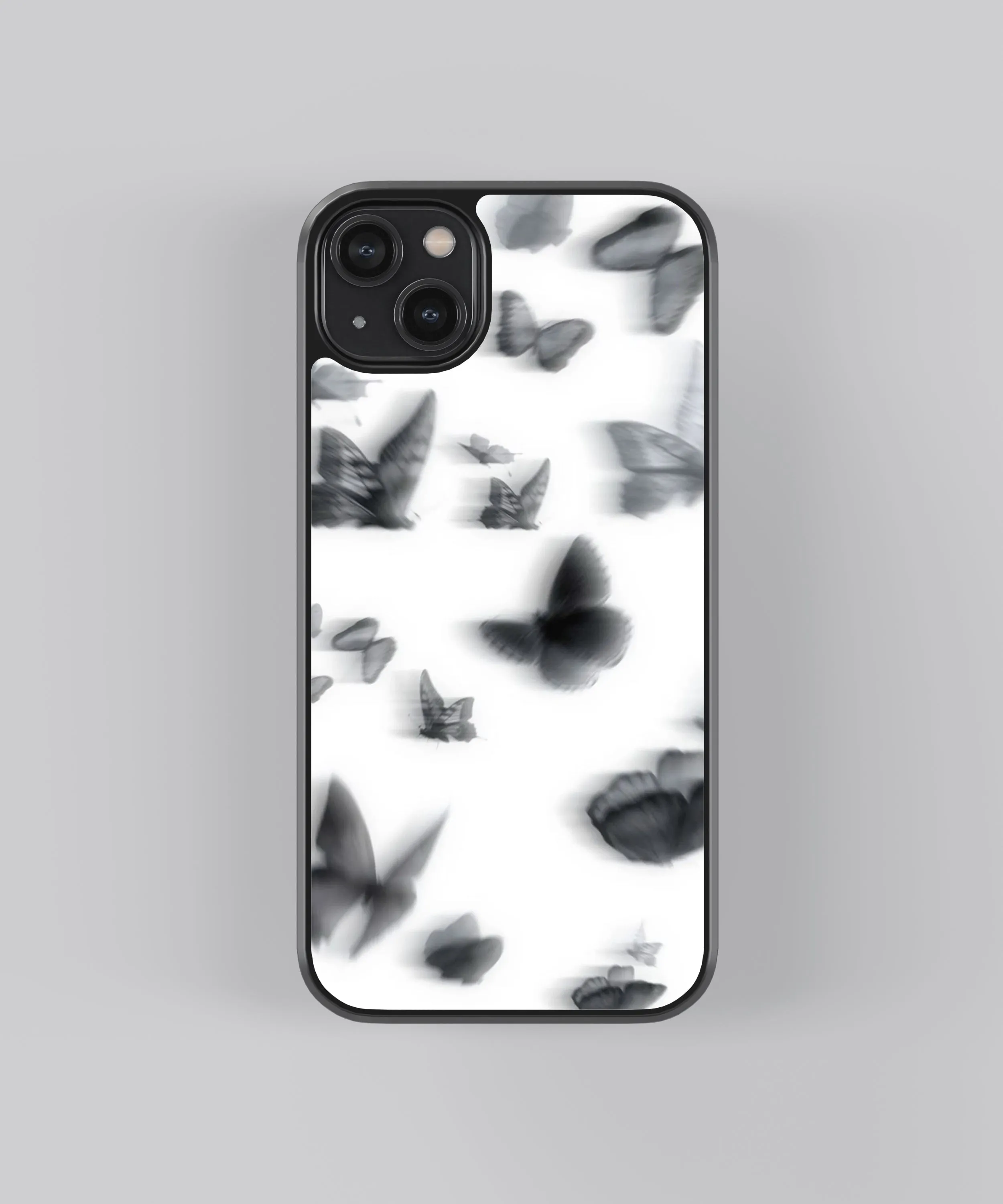 Butterflies Y2K Glass Phone Case Cover