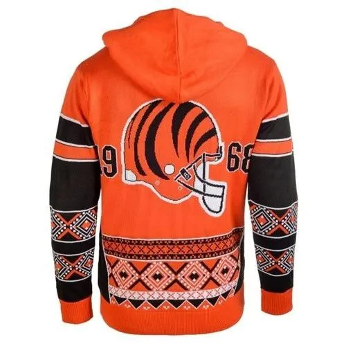 Cincinnati Bengals Big Logo Hooded Sweater