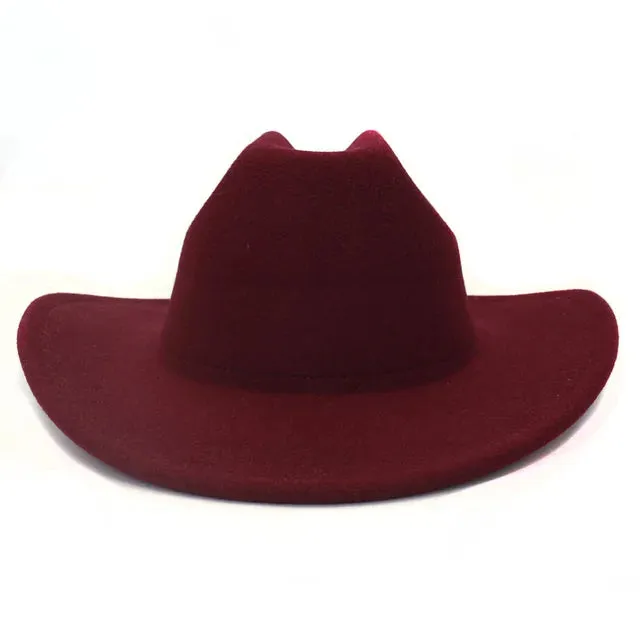 Classic Wool Western Cowboy Hat