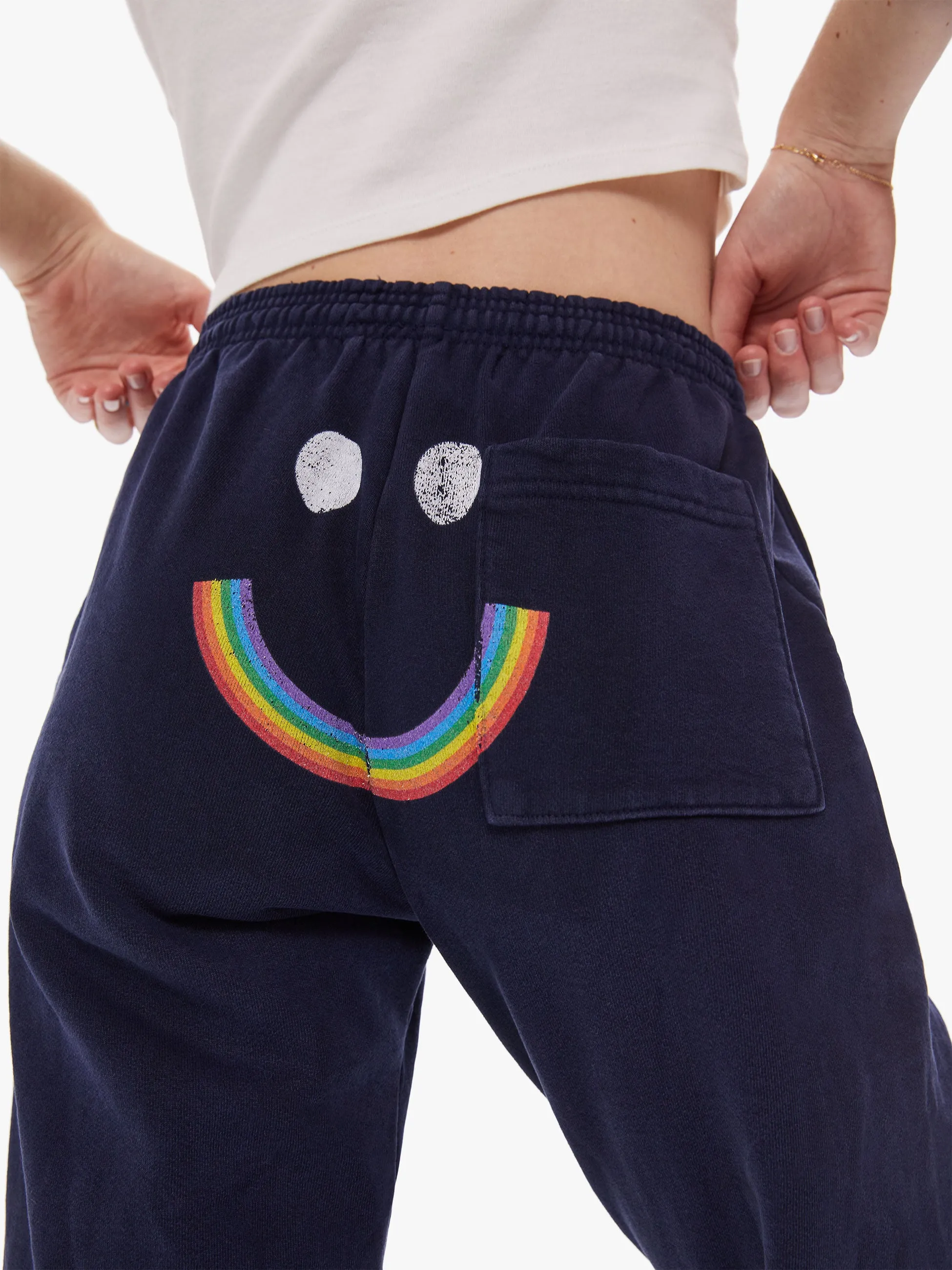 Cloney Rainbow Management Sweatpants - Navy