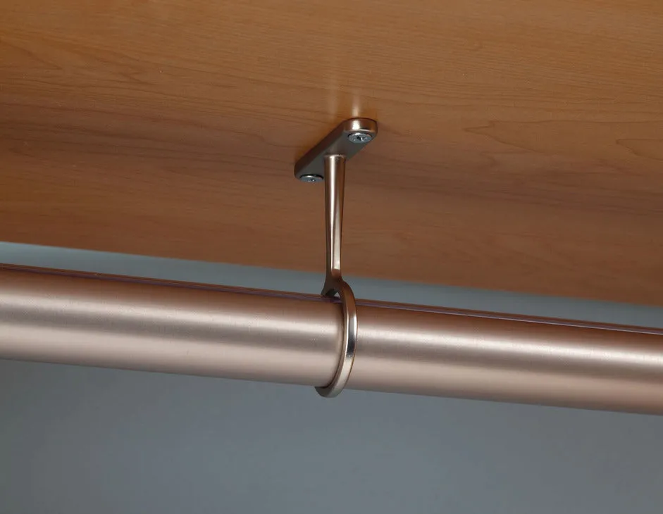 Closet Rod Center Support - Matte Nickel