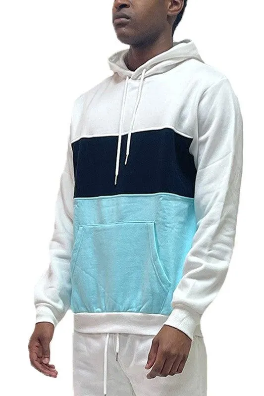 Color Block Pullover Hoodie