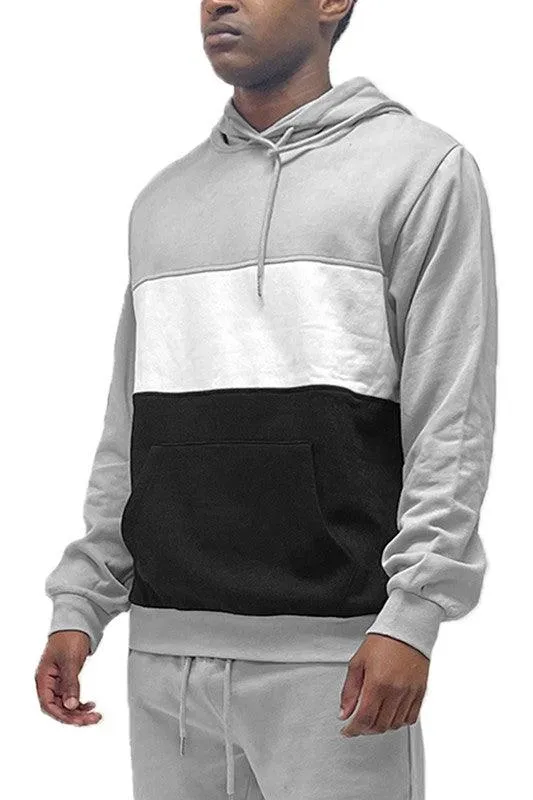 Color Block Pullover Hoodie