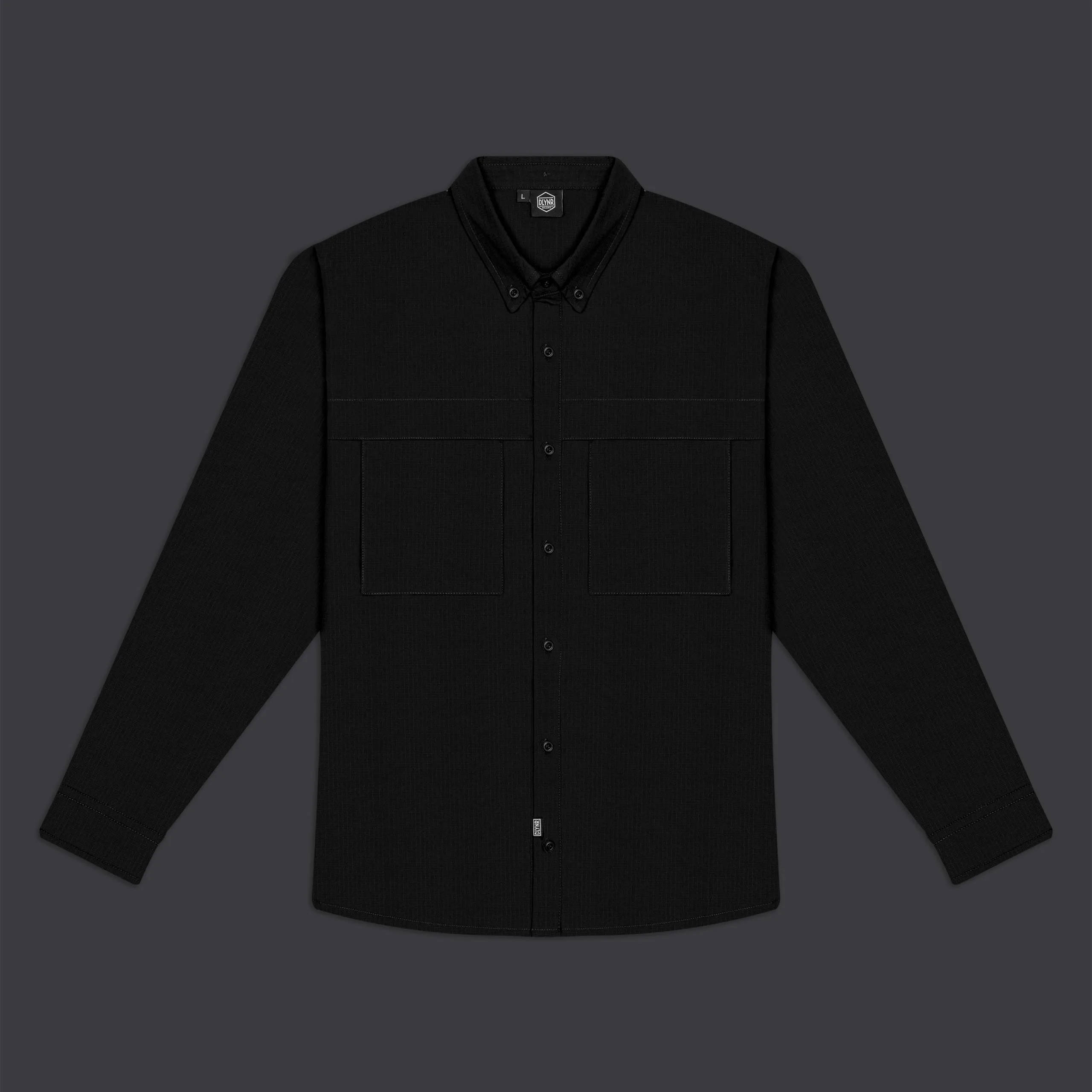 Cotton Ripstop Shirt Black