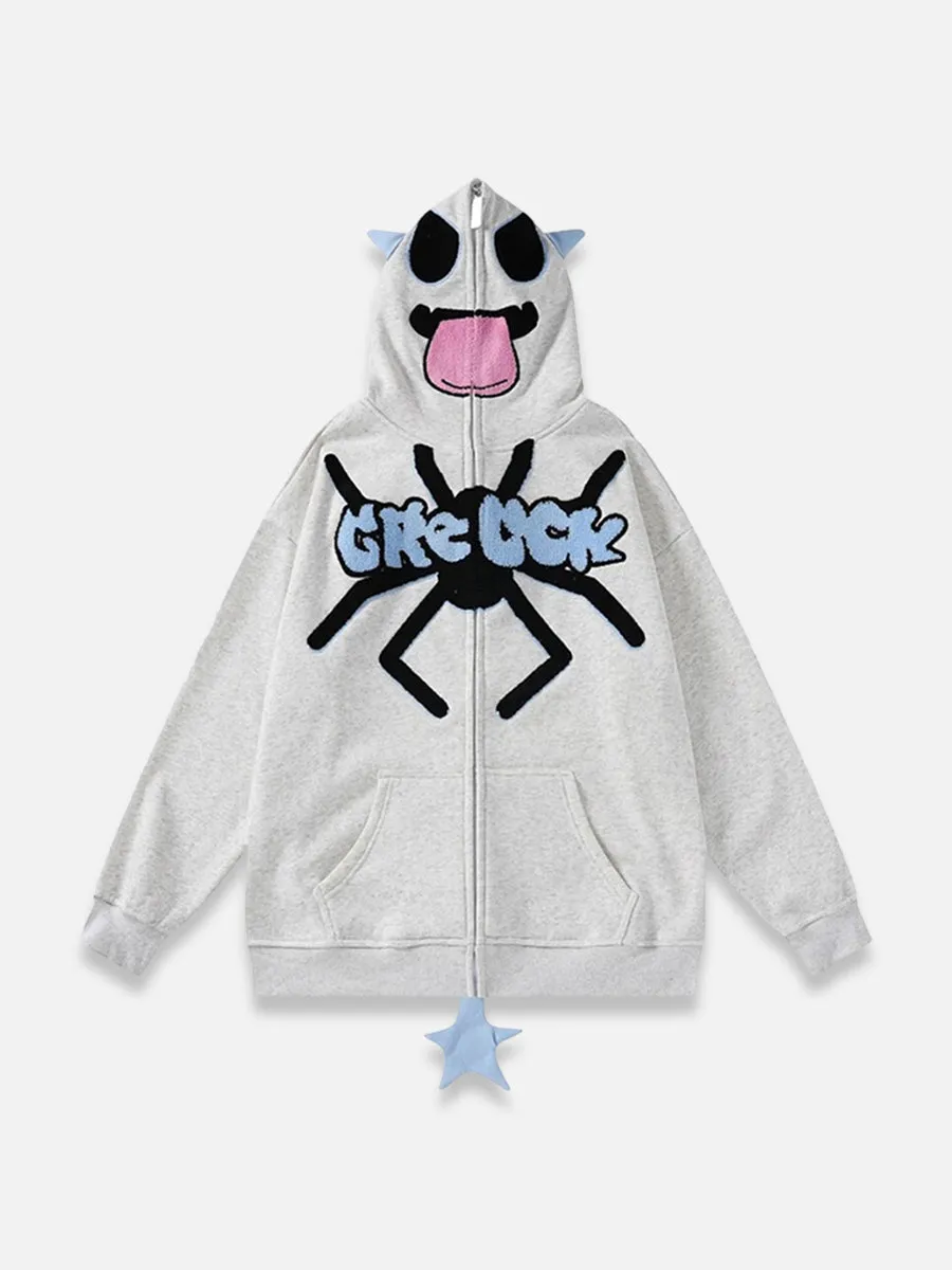 CREOCK ZIP-UP HOODIE