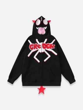 CREOCK ZIP-UP HOODIE