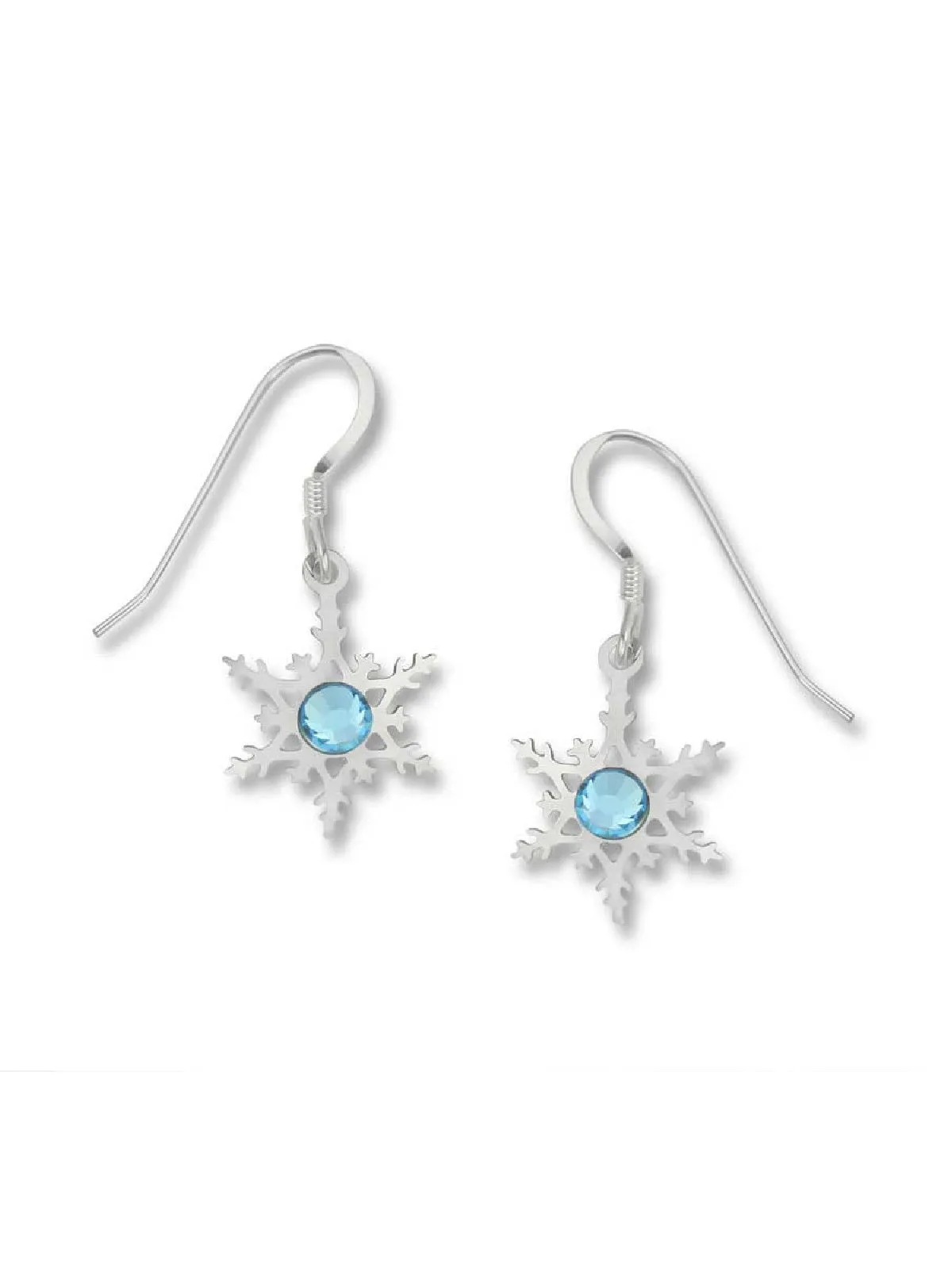 Crystal Snowflake Earrings by Sienna Sky