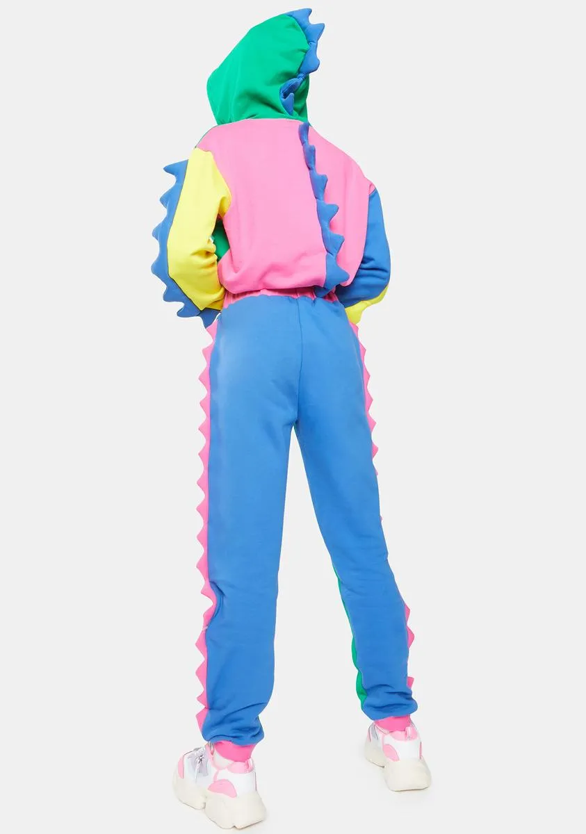 Dino Mighty Colorblock Sweatpants