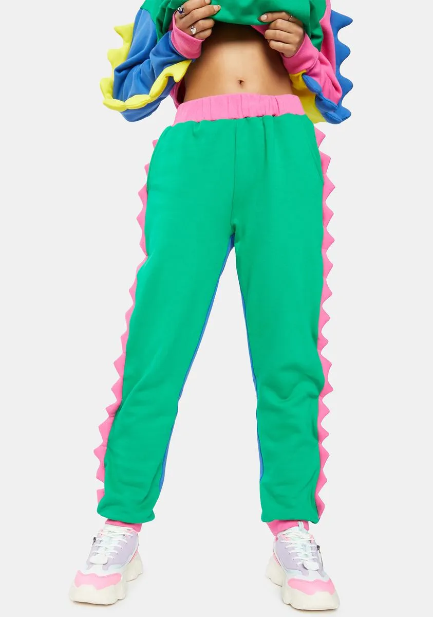 Dino Mighty Colorblock Sweatpants