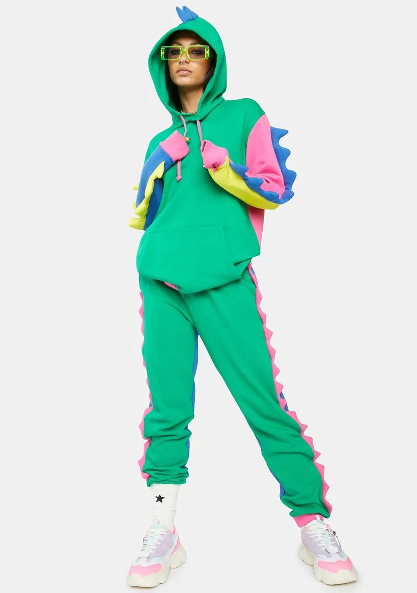 Dino Mighty Colorblock Sweatpants