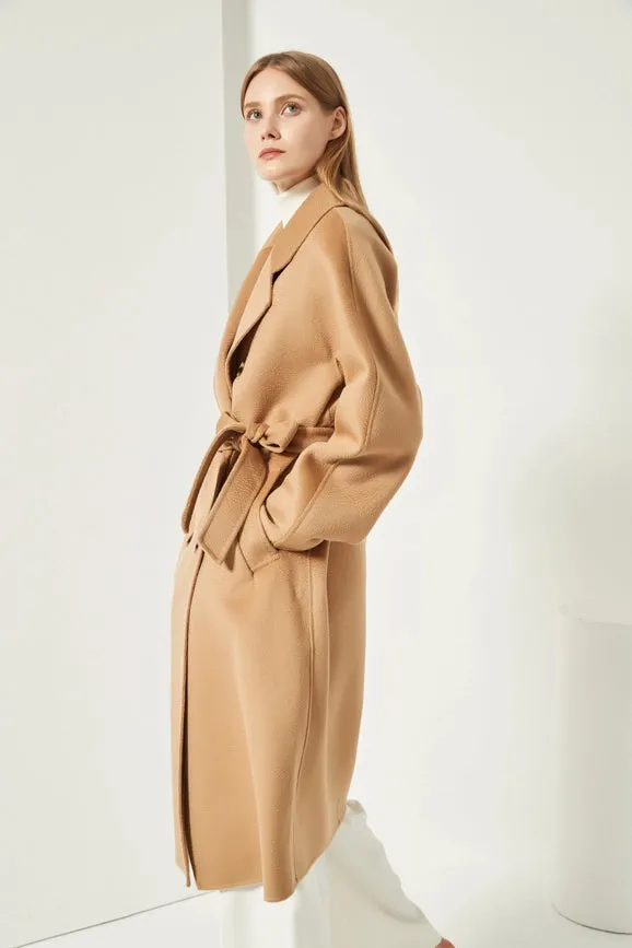 Double-Breasted Cashmere Coat